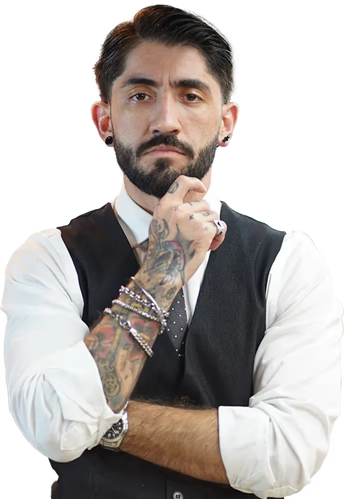 Dario Bordon, master barber and co-founder